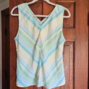 Telluride Clothing Company Linen Top Sz 12, Gently Used